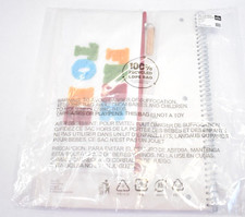 Free To Be Notebook  Pencil Case Set Cream Multi Colored School Supplies