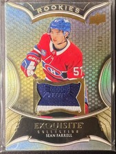 2023-24 Upper Deck Exquisite Collection Hockey Rookies /25 #RP-SF Sean Farrell