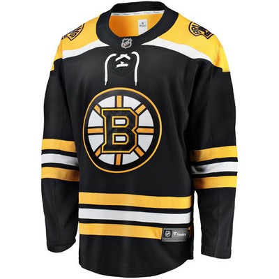 Boston Bruins NHL Eishockey Fanatics Breakaway Trikot Home Schwarz