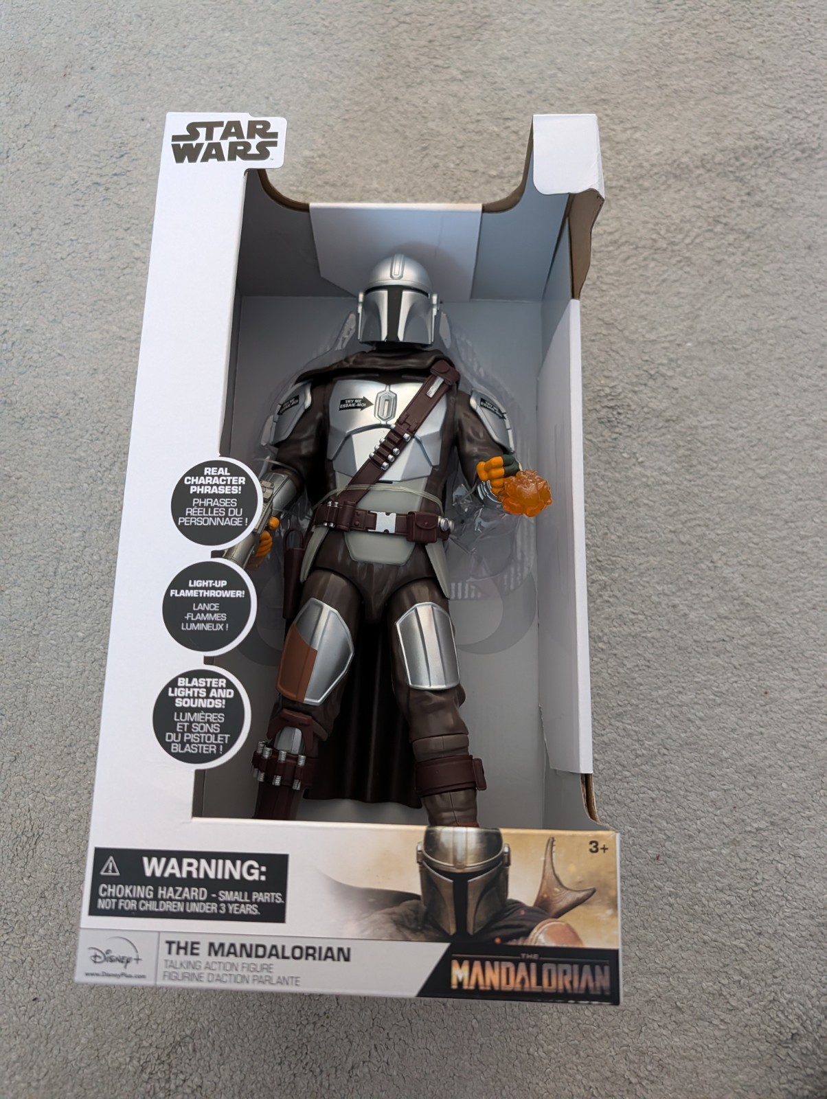 Disney Store The Mandalorian Talking Action Figure Star Wars - Brand New & Boxed