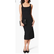 SPANXshape NWOT Ponte Midi Tank Dress Classic Black Size Large L