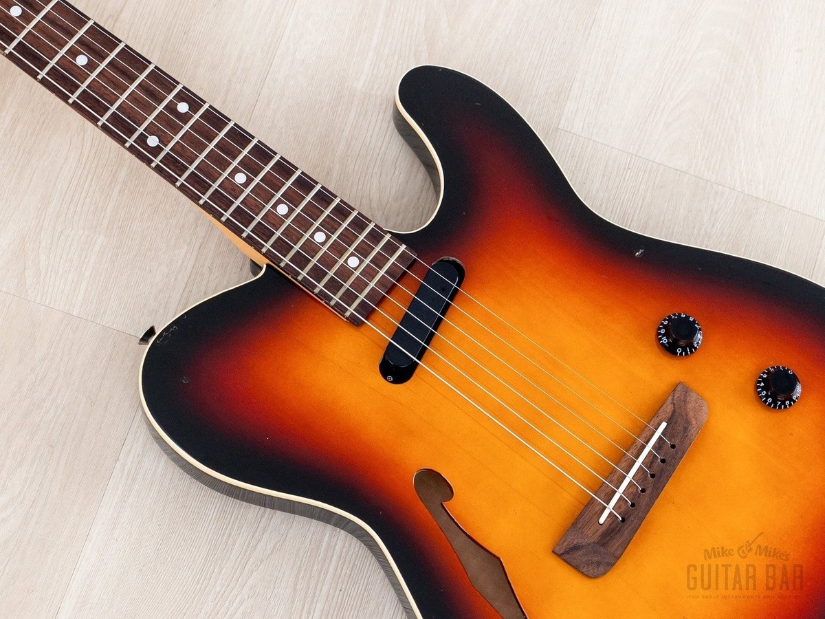 1996 Fender Thinline Telecaster TLAC-100 Sunburst Piezo & Lace