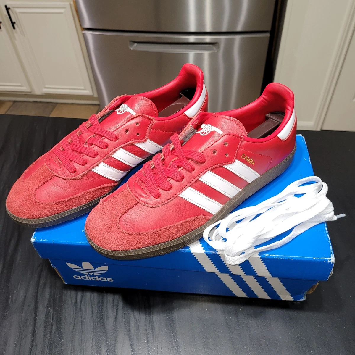 adidas gazelle silver green womens adidas Samba Arsenal Indoor Soccer Shoes main image 1