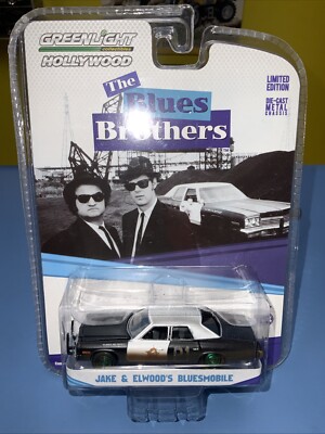 Blues Brothers ミニカー　greenlight GREENLIGHT GREEN MACHINE THE BLUES BROTHERS '75 DODGE MONACO