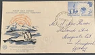 Australia FDC WCS 1957 Responsibilities In Antarctica 2/- Value Stamp