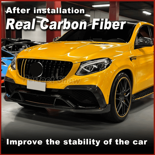 2x Carbon Front Flossen Splitters Canards für Mercedes C292 GLE63 2015-2019 - Picture 2 of 11