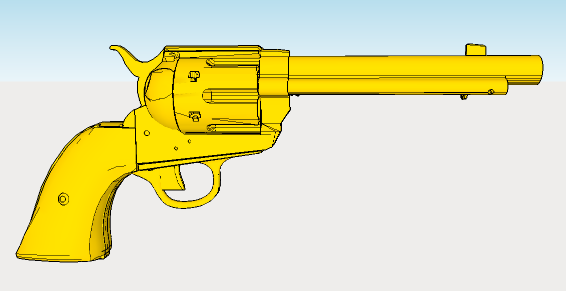 Single Action Army Revolver Replica (5.5