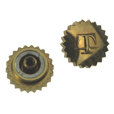 Couronne Montre Tissot Plaquée Or - Diamètre 5.2mm Tube 2mm Tige 0.9mm Pour Réparation Horlogerie