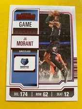 Ja Morant 23-24 Panini Contenders Game Ticket Red Parallel #74 Memphis Grizzlies