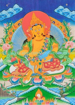 interior design ideas Kubera Tibetan Buddhist Deity paper poster