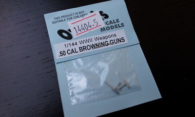 Ozmods OZCONV14404-5 1/144 .50 CAL Browning Machine Guns (2 per pack)