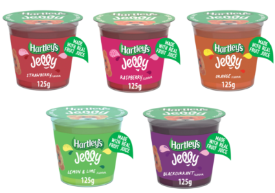 Hartley's Blackcurrant Jelly – 125g English Dessert, Made In UK, Ready-to-Eat Sweet Treat