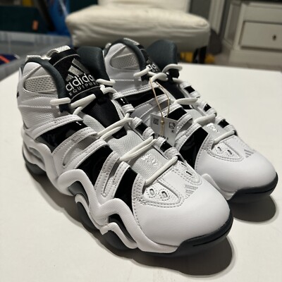 Adidas Crazy 8 Men's Shoes Cloud White Black Purple Kobe IE7198