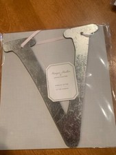 Decorative Letter V Monique Lhuillier Pottery Barn Ribbon Letter New