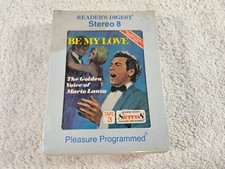 Mario Lanza- Be My Love Tape 3 8-track tape- Factory Sealed 