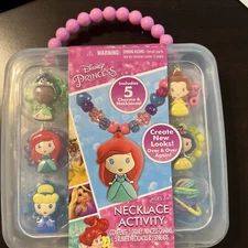 Disney Princess Necklace Activity Set, 9.7x8.18x2 Tara Toys