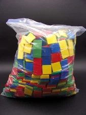 Learning Resource 1" Square Color Tiles Math Measure Sort Count 9.8Lb