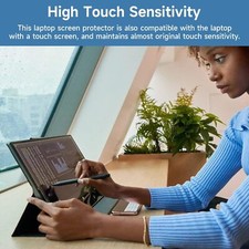 inch Anti Glare Portable Monitor Screen Protector Anti Scratch  An 2-Pack 15.6