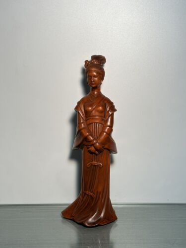 Collect Boxwood Carvings and Exquisite Ornaments of Tang Dynasty Beauties - Picture 1 of 9