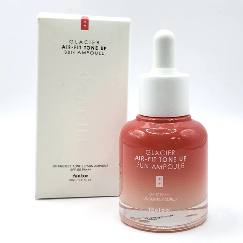 Feelxo Glacier Air-Fit Tone Up Sun Ampoule SPF50 PA+++ 30ml Whitening K-Beauty