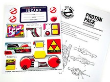 Replacement Stickers For The Real Ghostbusters Proton Pack Pke Meter Id 1984 Replacement Stickers For The Real Ghostbusters Proton Pack Pke Meter Id 1984