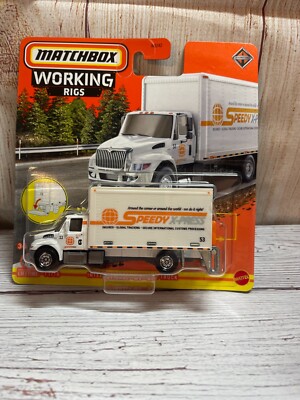 Matchbox Real Working Rigs 2024 International MV Box Truck 11/16 NEW IN BOX