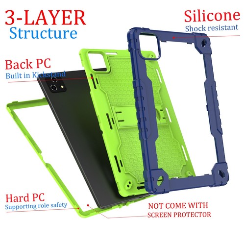 For T-Mobile Revvl Tab 5G Heavy Duty Case Built Strap Kickstand,Screen Protector - Picture 31 of 45