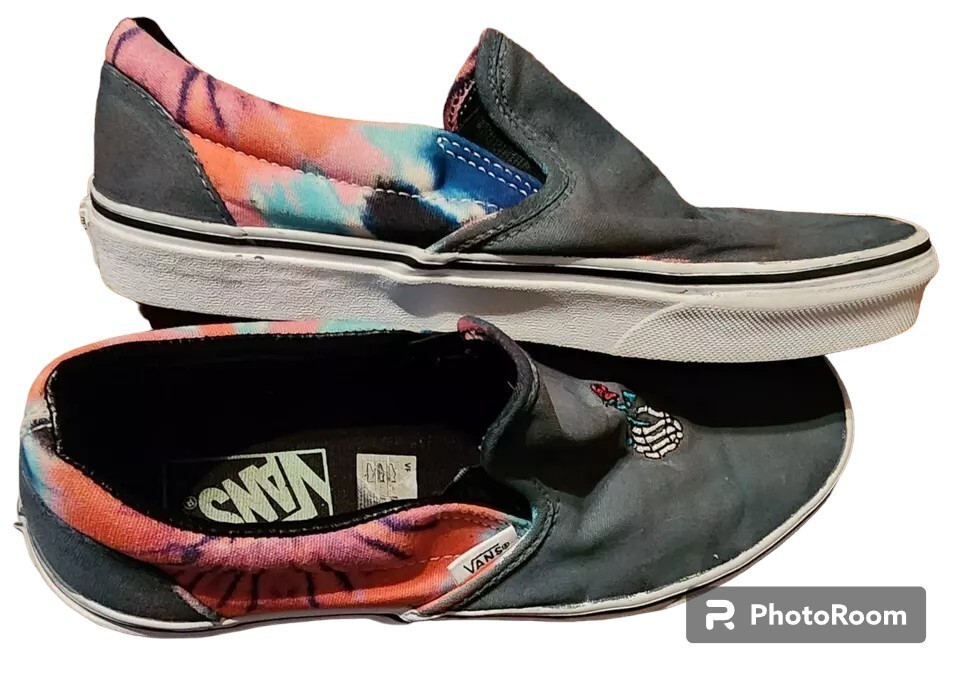 Greatful dead slip-ons sz 7 SANUK TWINNY ST GRATEFUL DEAD Bear Sz 7 sidewalk surfer  main image 3