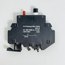 Allen Bradley 1492-GH020 Ser. B Miniature Circuit Breaker 2A 1P 250Vac DIN Rail