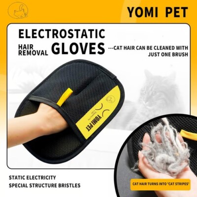 Pet hair remover Electrostatic gloves