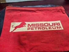 Borsa banca vintage St Louis Missouri Lion petrolio servizio petrolio gas MO cerniera