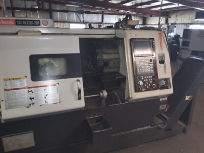 Mazak Nexus QTN 250 CNC HORIZONTAL TURNING CENTER, 2005 LNS QUICK LOAD 640TN