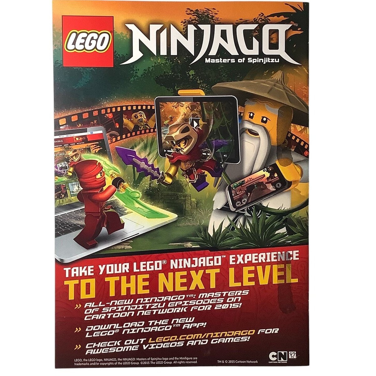 Cartoon Network Ninjago Masters of Spinjitzu, 2015 Full Color