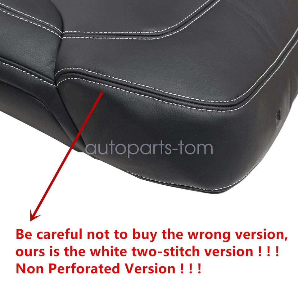 Cubierta de cuero negra superior para pasajero Mercedes Benz ML250 ML350 ML400 2012-2015 Foto 3 de 4