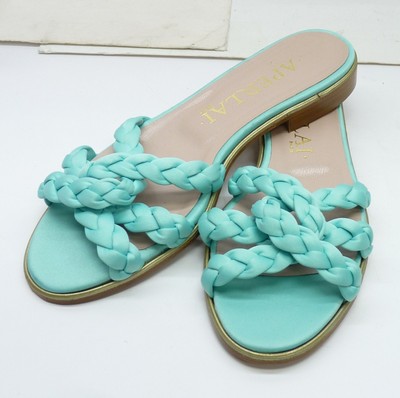 tiffany blue flip flops