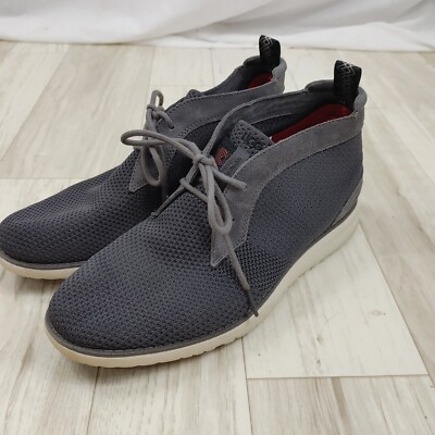 Ugg Mens Union Hyperweave Chukka Sneaker Gray Size 7 UGG Union Chukka Hyperweave Dark Grey Boot main image 4