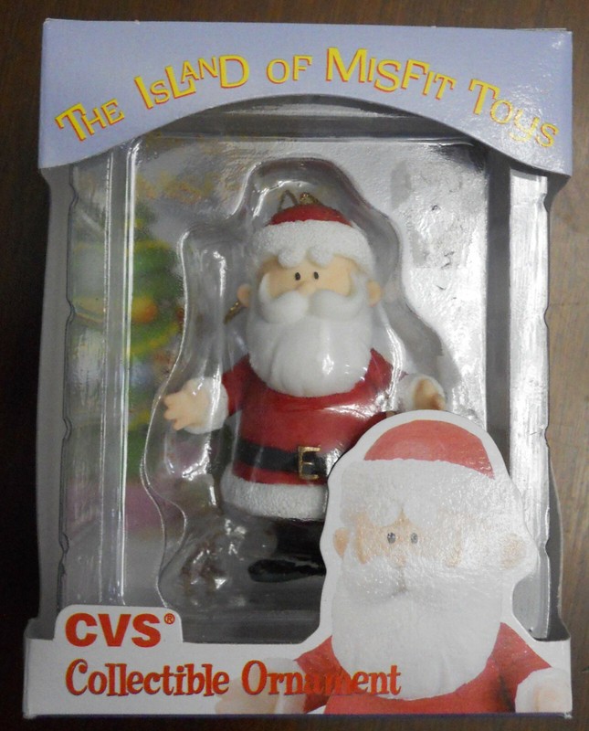 CVS Rudolph Retro Series SANTA CLAUS Ornament Misfit Toys 1999 Enesco Limited Ed