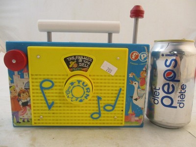 fisher price radio music box