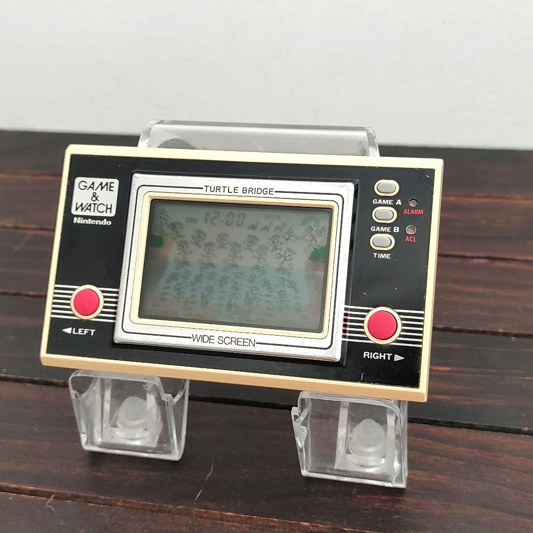 NINTENDO GAME AND & WATCH Turtle Bridge Wide Screen 1982 Direct