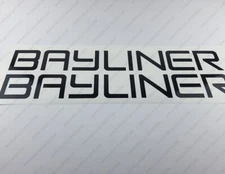BAYLINER BOATS LOGO DECALS STICKERS Set of 24" x 3" 2pcs.