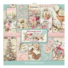 CHRISTMAS Collection Scrapbooking 12x12 Inch Paper Pack STAMPERIA SBBL73 New