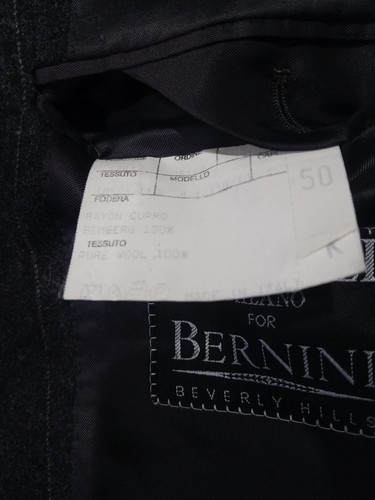 Canali Milano For Bernini Beverly Hills Jacket Blazer 40R (Euro 50R) 1 Button - Picture 5 of 8