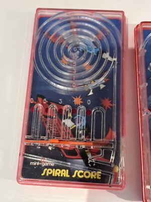 Jeu D'adresse Et De Patience Spiral Score Bluebox 1976 - Mini Flipper Vintage - Occasion, Fabriqué à Singapour