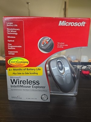 Microsoft Wireless IntelliMouse Explorer Tilt Wheel M03-00045 Mouse Sealed