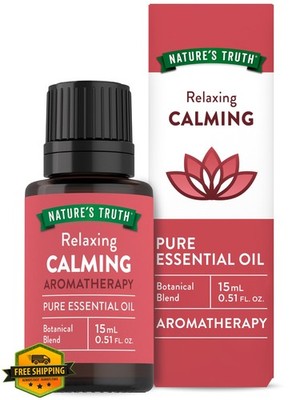 Nature's Truth Calming Pure Essential Oil | 15 mL | for Diffusers and Aromath...