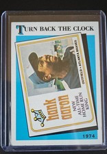 1989 Topps - Turn Back The Clock Hank Aaron #663