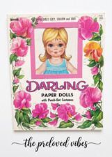 Vintage Artcraft Darling Lucy Colleen and Julie Paper Dolls Uncut Book