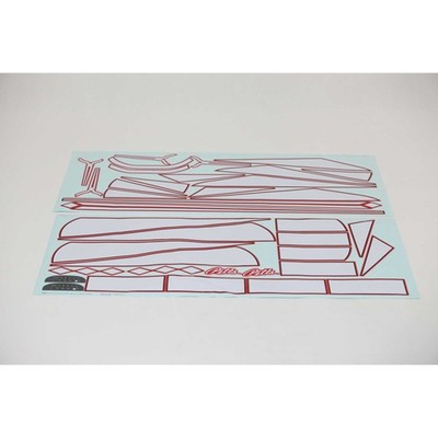 FMS Decal Sheet Pitts 1400mm V2- FMMRY118 Decals Trim Pilots Scale Accys