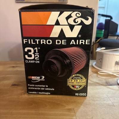 K&N RE-0950 Fits Universal Rubber Filter 3 1/2Inch Id Flg / 6Inch Base / 4-5/8In