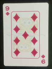 2021 SpongeBob SquarePants Playing Card SpongeBob 9 Diamonds